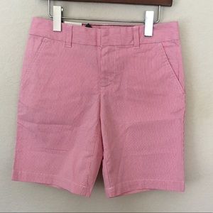 Tommy Hilfiger red and white striped shorts